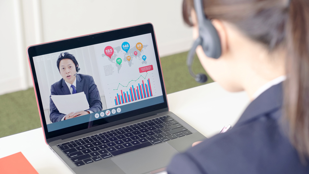 g拓典合格ＥＡシフトでのオンライン面談風景です。